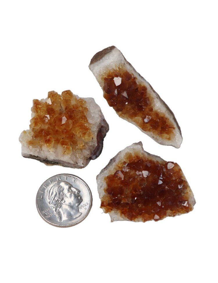 Citrine Druzy "A" Brazil 21-30g