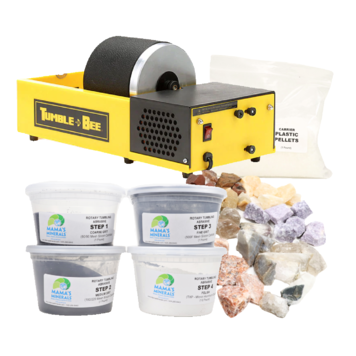 Tumble-Bee Rock Tumbler 2lb with Tumbler Accessory Kit