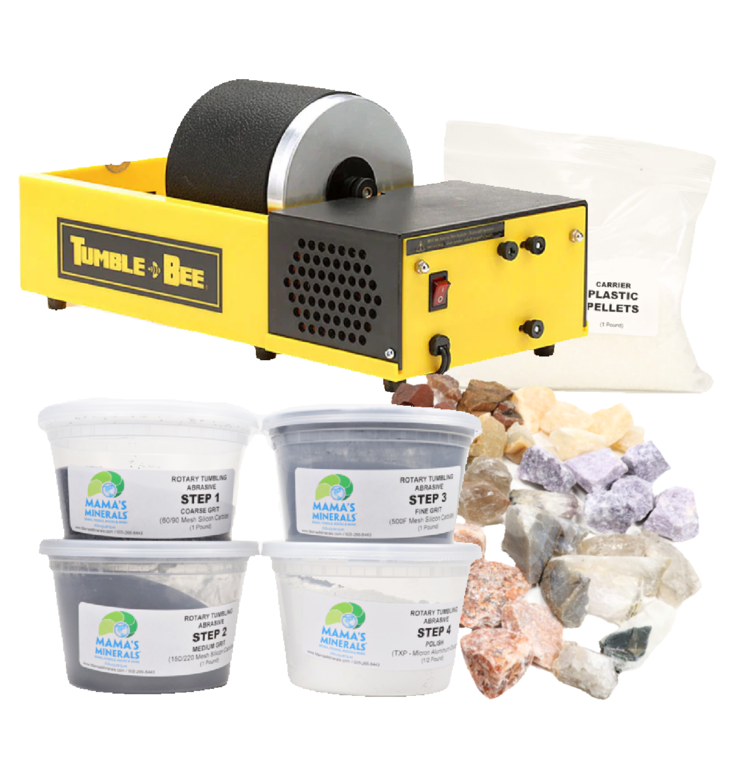 Tumble-Bee Rock Tumbler 2lb with Tumbler Accessory Kit