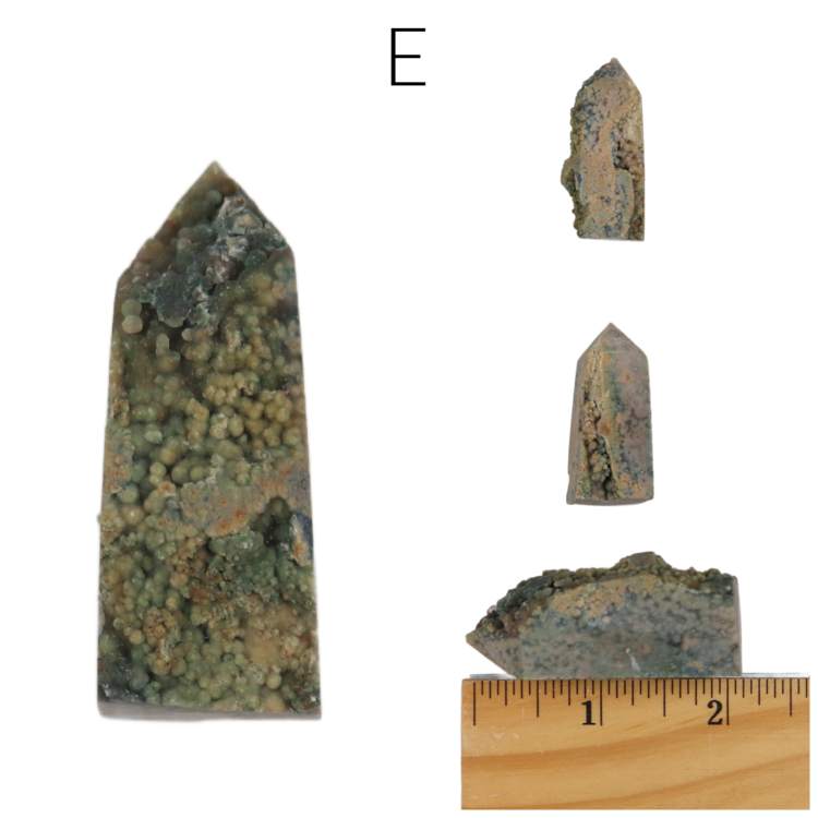 Grape Agate Live Edge Obelisk 51-75g