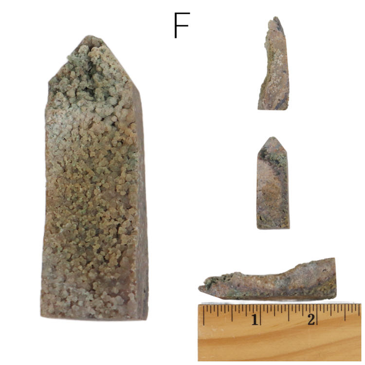 Grape Agate Live Edge Obelisk 51-75g