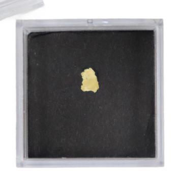 Native Gold Leaf, Ibex / Little Jonny Mine, Leadville, Colorado 3mm x 5mm