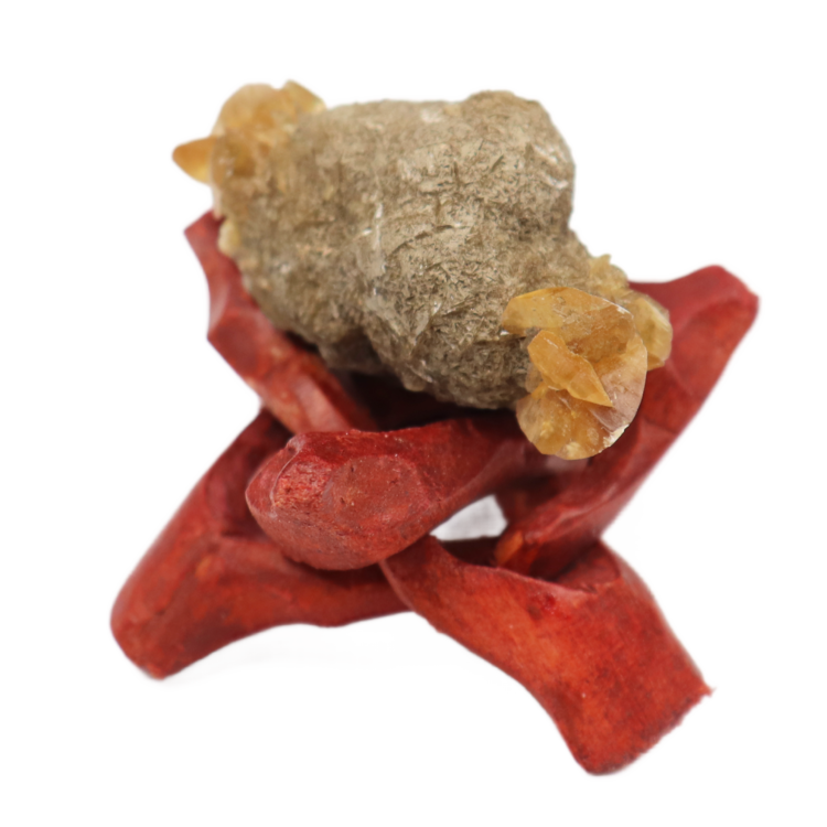 Gypsum var. Duckbill Selenite Floater Red River Valley, Fargo, Cass Co., ND, USA