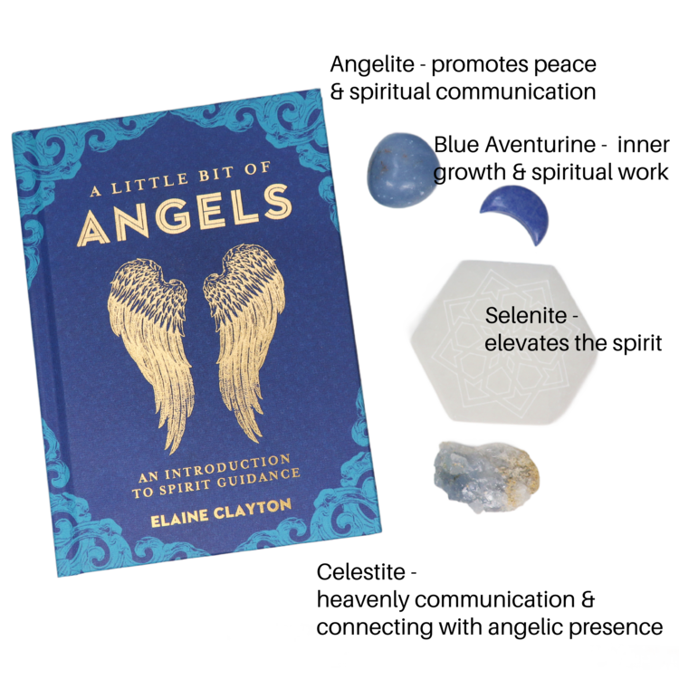 Angels Kit: Selenite, Blue Aventurine, Celestite, & Angelite