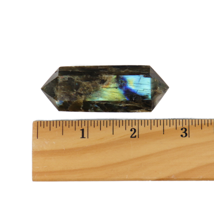 Meditation Kit, Labradorite Wand & Tea Lights