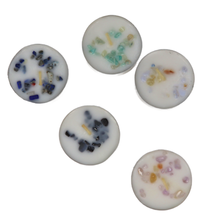 Meditation Kit, Labradorite Wand & Tea Lights