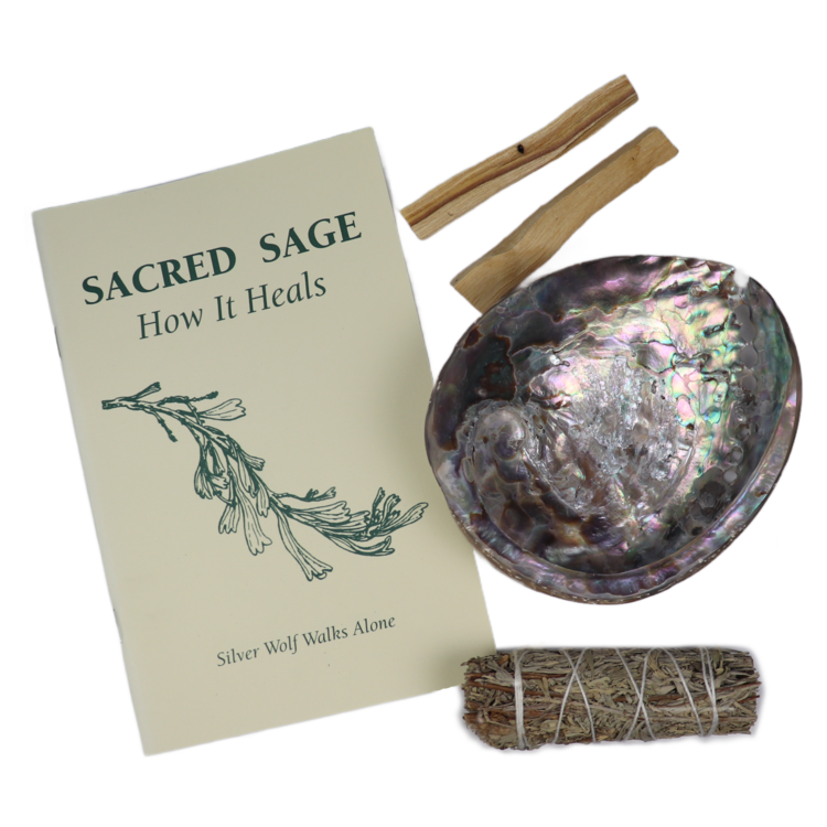 Cleansing Kit: Palo Santo, Blue Sage, Abalone Shell