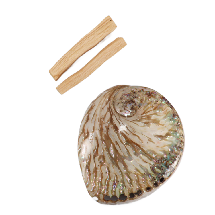 Cleansing Kit: Palo Santo, Blue Sage, Abalone Shell