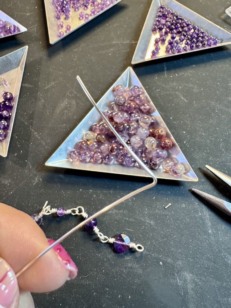 May 23. SAT 10:30-1pm Wire Wrap Bracelet Class