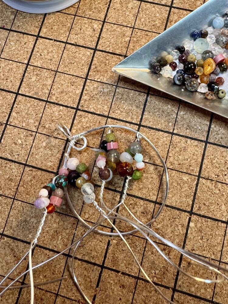 Sep. 16, WED.  5-8pm Gemstone Tree of Life Pendant Class