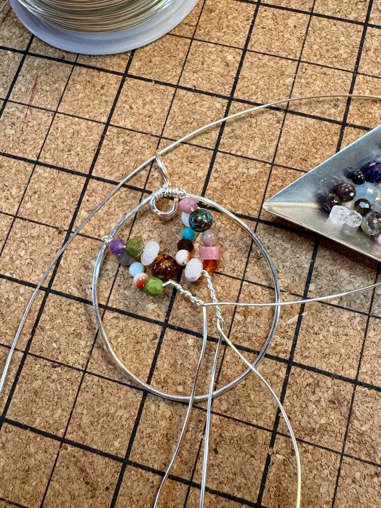 Sep. 16, WED.  5-8pm Gemstone Tree of Life Pendant Class