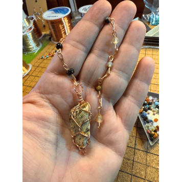 Sep. 9 WED, 5-8pm Build Your Own Gemstone Pendulum Workshop