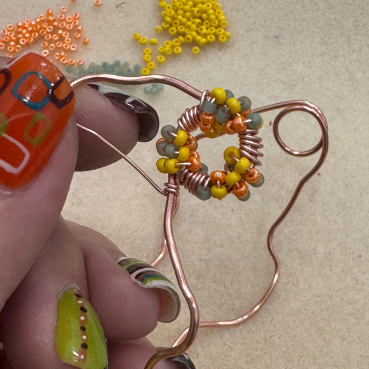 Nov. 1 SUN 10-2pm Día de los Muertos Beaded Cuff Workshop