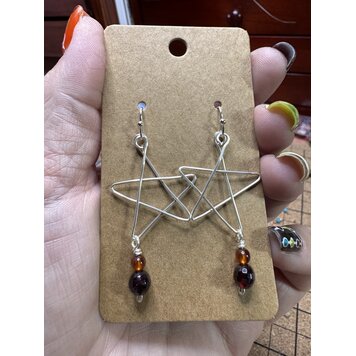 Nov. 7, SAT. 4-6pm Wire and Bead Star Earring Class