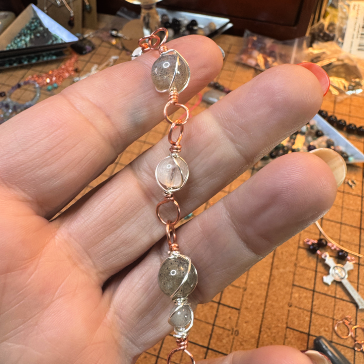 Nov.14 2-5pm Wire Wrap Necklace Class