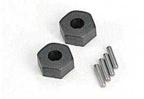 Traxxas Wheel hubs, hex (2)/Stub Axle Pins