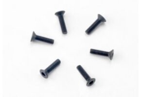 Traxxas Screws countersunk, 2.5x12mm (6) TRA2526