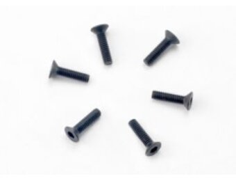 Traxxas Screws countersunk, 2.5x12mm (6) TRA2526