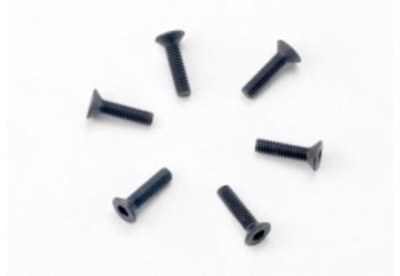 Traxxas Screws countersunk, 2.5x12mm (6) TRA2526
