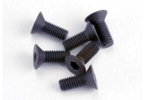 Traxxas Screws, 3 x 8mm Countersunk (6) TRA2550