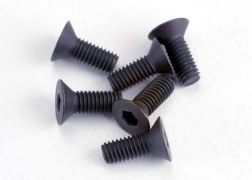Screws, 3 x 8mm Countersunk (6) TRA2550