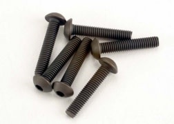 Screws, 3 x 15mm, Buttonhead (6) TRA2579