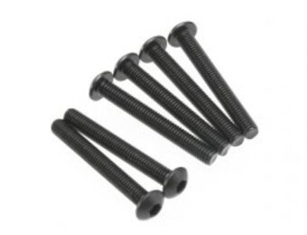 Screws 3x23mm (6) Button-Head TRA2591