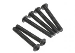 Screws 3x23mm (6) Button-Head: TRA2591