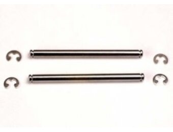 Suspension pins, 44mm (2) w/ e-clips TRA2640