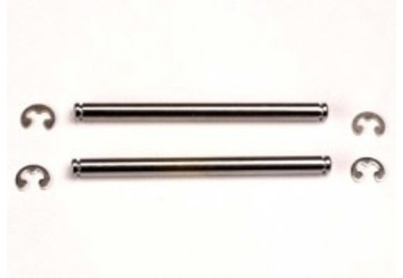 Suspension pins, 44mm (2) w/ e-clips TRA2640