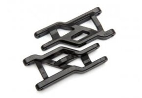 Traxxas Suspension arms, black, front, heavy duty (2)