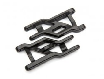 Traxxas Suspension arms, black, front, heavy duty (2)