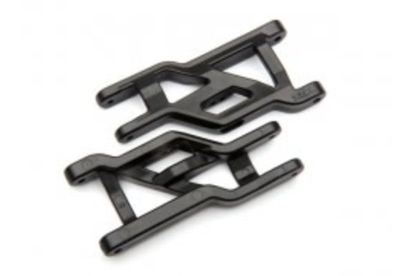 Traxxas Suspension arms, black, front, heavy duty (2)
