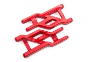 Suspension arms, red, front, heavy duty (2)  TRA3631R