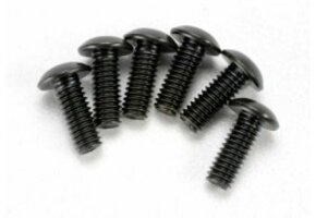 Screws, 4x12mm button-head machine (hex drive) (6) TRA3937