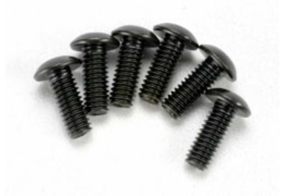 Screws, 4x12mm button-head machine (hex drive) (6) TRA3937