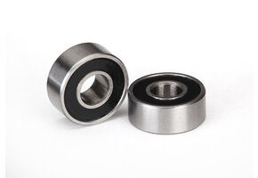 Traxxas Ball bearings, black rubber sealed (4x10x4mm) (2)
