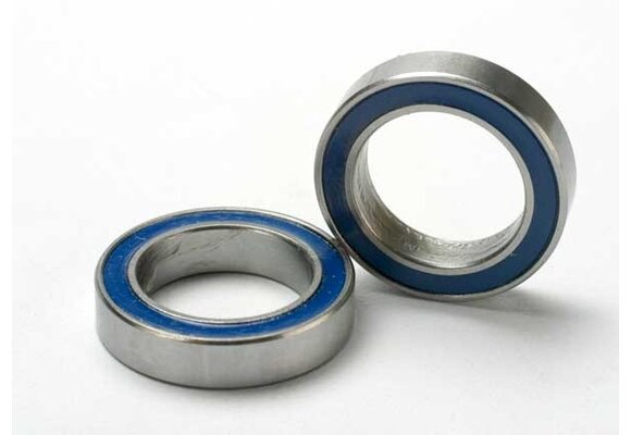 Ball bearings, blue rubber sealed (12x18x4mm) (2)  TRA5120