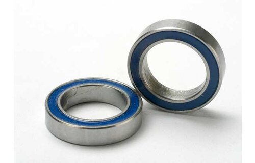 Ball bearings, blue rubber sealed (12x18x4mm) (2)  TRA5120