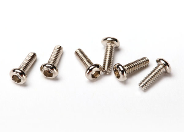 Screws, 1.6x5mm button-head machine (hex drive) (6)