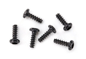 Traxxas Screws, 1.6x5mm button-head, self-tapping (hex drive) (6)