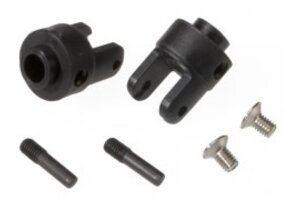 Differential output yokes, black (2)  TRA4628R