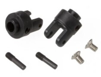 Differential output yokes, black (2)  TRA4628R