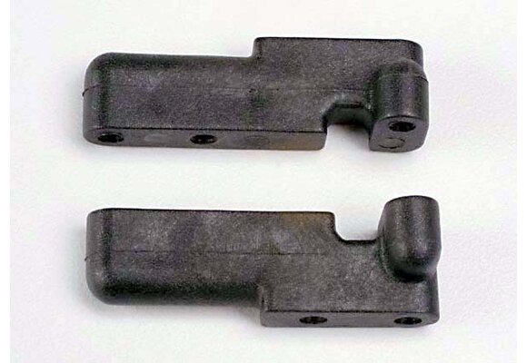 Servo mounts, steering/ shift (F&R) (black)  TRA4918