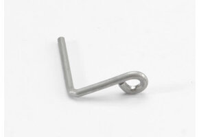 Traxxas Hanger, metal wire (for Resonator pipe in T-Maxx® with long wheelbase)/ telemetry sensor wire hold-down clip