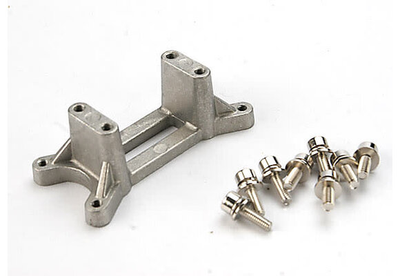 Engine mount, aluminum/ 3x10 CS with washers (8)  TRA5160