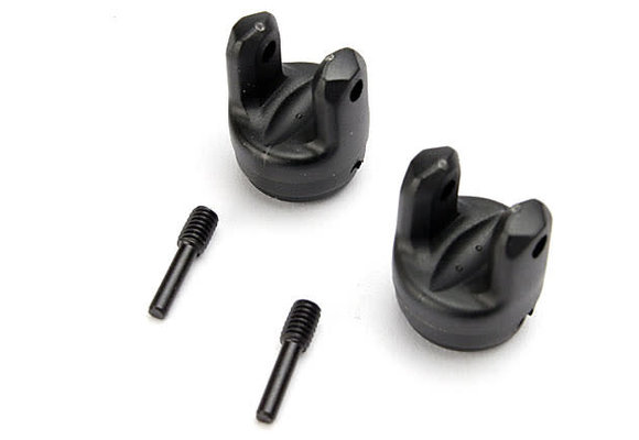 Traxxas Yokes, differential and transmission (2)/ 4x15mm screw pins (2)