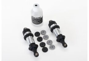 Shocks, GTR aluminum (assembled) (2) (without springs)  TRA5460