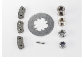 Traxxas Rebuild kit, slipper clutch (steel disc/ friction pads (3)/ spring (2)/ pin/ 4.0mm NL (1)/ 5.0mm NL (1))