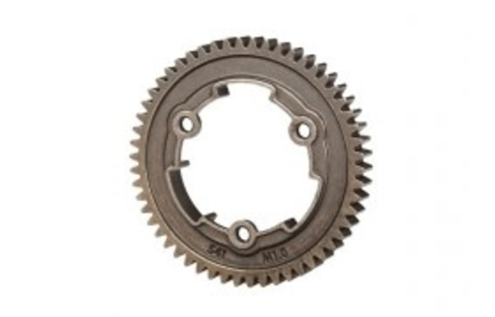 Spur gear, 54-tooth, steel (1.0 metric pitch) TRA6449X
